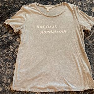 1901 “but first, nordstrom” graphic tee